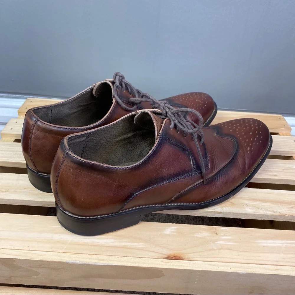 Asher‎ green lace up oxford size 8